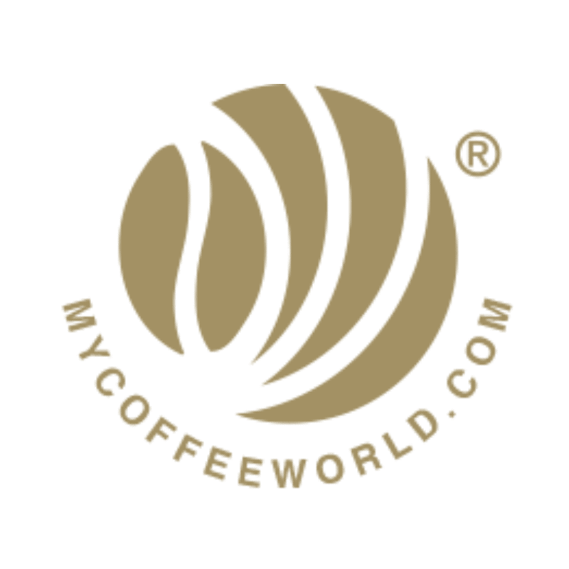 logo mycoffeeworld all rights reserved